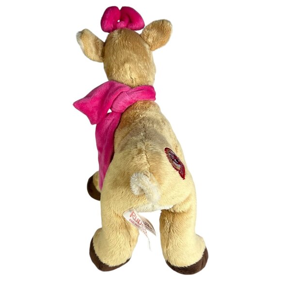DanDee Clarice Rudolph The Red Nosed Reindeer Plush 50th Anniversary Plush Toy - Picture 4 of 9